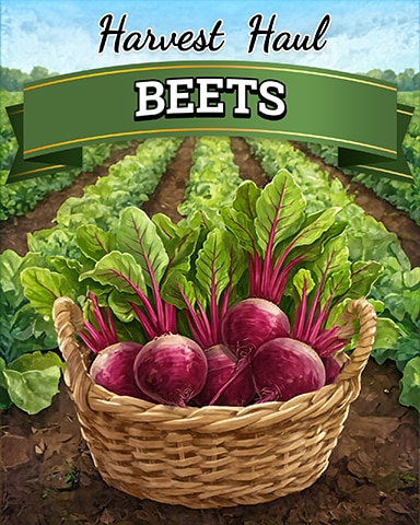 Beets Harvest Haul Badge - First Class Solitaire HD Beets Harvest Haul Badge - First Class Solitaire HD