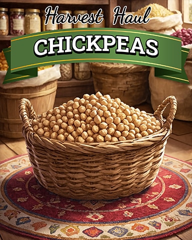 Chickpeas Harvest Haul Badge - Wheel Of Fortune: Pogo&trade; Edition