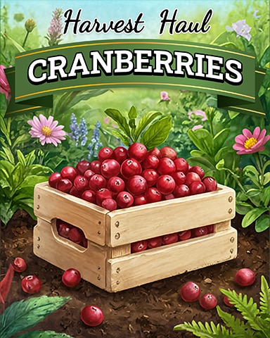 Cranberries Haul Badge - Lucky Cat Bingo Cranberries Haul Badge - Lucky Cat Bingo