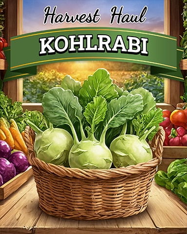 Kohlrabi Harvest Haul Badge - Pogo™ Slots Kohlrabi Harvest Haul Badge - Pogo™ Slots