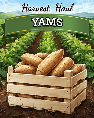 Yams Harvest Haul Badge - Peggle Blast HD Yams Harvest Haul Badge - Peggle Blast HD