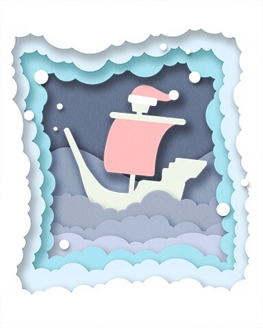 Ship Of Dreams Holiday Cards Badge - Thousand Island Solitaire HD Ship Of Dreams Holiday Cards Badge - Thousand Island Solitaire HD