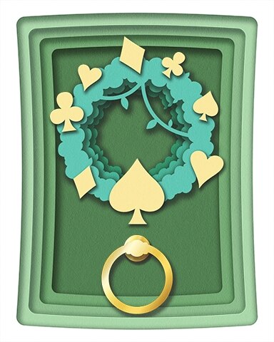 Wreath Holiday Cards Badge - Tri-Peaks Solitaire HD Wreath Holiday Cards Badge - Tri-Peaks Solitaire HD