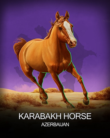 Karabakh Horse National Animals Badge - Wheel Of Fortune: Pogo&trade; Edition