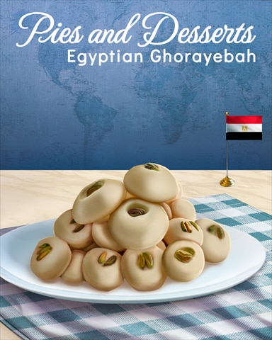 Egyptian Ghorayebah Pies And Desserts Badge - Tri-Peaks Solitaire HD Egyptian Ghorayebah Pies And Desserts Badge - Tri-Peaks Solitaire HD