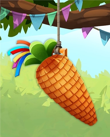 Carrot Pogo Pinatas Badge - First Class Solitaire HD