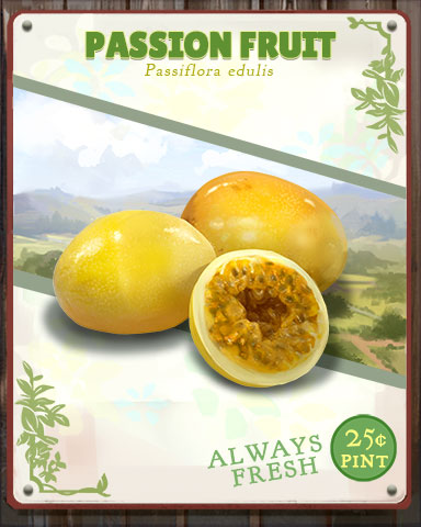 Passion Fruit Produce Badge - Trizzle Passion Fruit Produce Badge - Trizzle