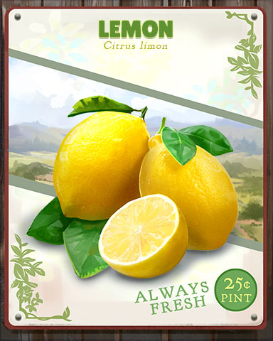 Lemon Produce Badge - Aces Up! HD Lemon Produce Badge - Aces Up! HD