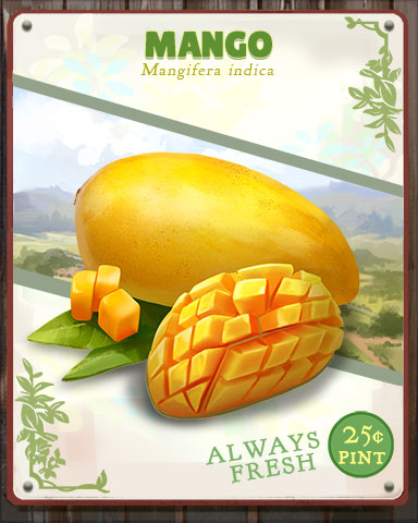 Mango Produce Badge - Mahjong Safari HD Mango Produce Badge - Mahjong Safari HD