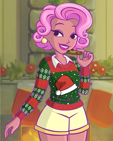 Snackish Trish Ugly Sweaters Badge - Quinn's Aquarium Snackish Trish Ugly Sweaters Badge - Quinn's Aquarium