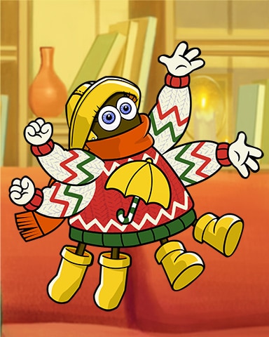 Cheerful Octavia Ugly Sweaters Badge - Word Whomp HD Cheerful Octavia Ugly Sweaters Badge - Word Whomp HD
