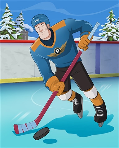 Ice Hockey Winter Activities Badge - Jungle Gin HD Ice Hockey Winter Activities Badge - Jungle Gin HD