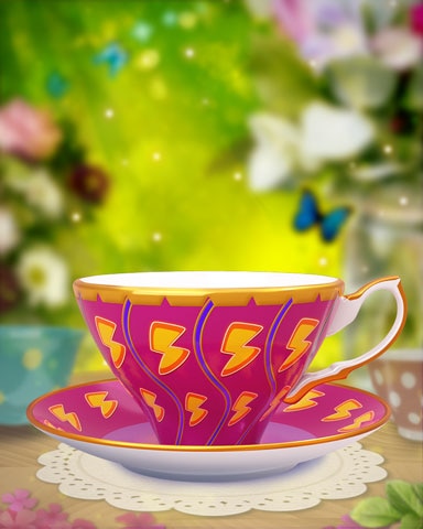 Powered-Up Teacup Badge - Poppit! Bingo Powered-Up Teacup Badge - Poppit! Bingo