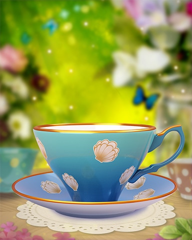 Seashell Teacup Badge - Quinn's Aquarium Seashell Teacup Badge - Quinn's Aquarium