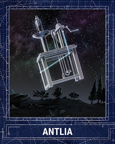 Antlia Constellations Badge - Mahjong Garden HD