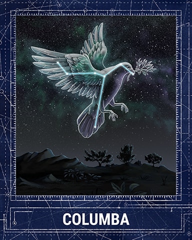 Columba Constellations Badge - Mahjong Garden HD Columba Constellations Badge - Mahjong Garden HD