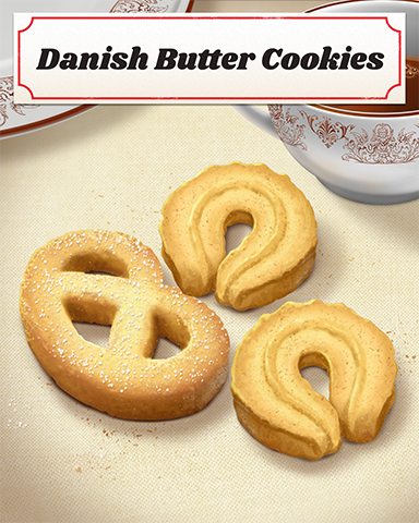 Danish Butter Cookies Badge - StoryQuest Danish Butter Cookies Badge - StoryQuest