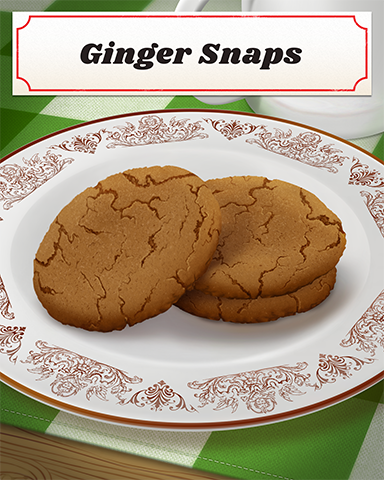 Ginger Snaps Badge - A Way With Words Ginger Snaps Badge - A Way With Words