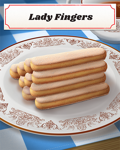Lady Fingers Badge - Spades Lady Fingers Badge - Spades