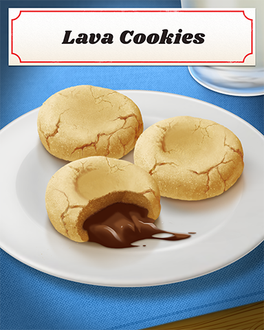 Lava Cookies Badge - Stack'em HD Lava Cookies Badge - Stack'em HD
