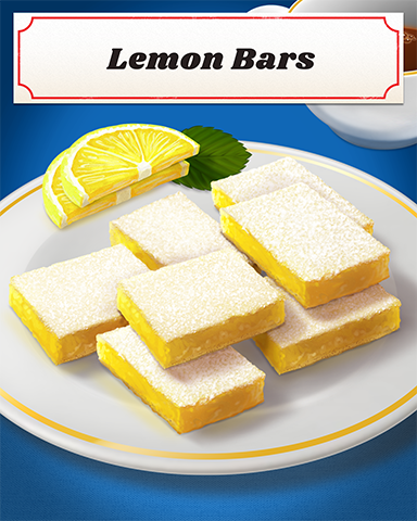 Lemon Bars Badge - Word Search Daily HD Lemon Bars Badge - Word Search Daily HD
