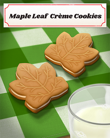 Maple Leaf Creme Cookies Badge - Claire Hart: Secret In The Shadows Maple Leaf Creme Cookies Badge - Claire Hart: Secret In The Shadows