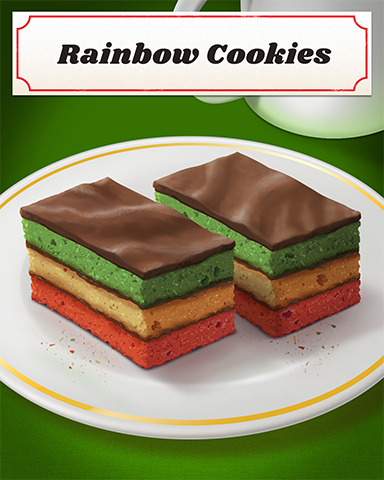 Rainbow Cookies Badge - Trizzle Rainbow Cookies Badge - Trizzle