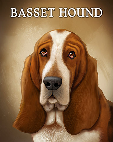 Basset Hound Badge - A Way With Words Basset Hound Badge - A Way With Words