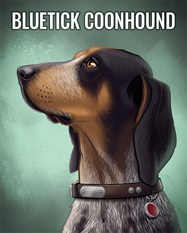 Bluetick Coonhound Badge - Word Whomp HD Bluetick Coonhound Badge - Word Whomp HD
