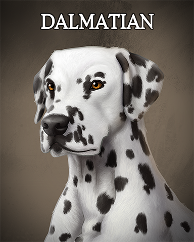 Dalmatian Badge - Dominoes Dalmatian Badge - Dominoes