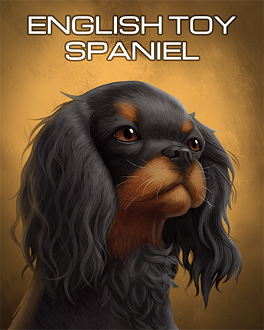English Toy Spaniel Badge - Poppit!™ HD English Toy Spaniel Badge - Poppit!™ HD