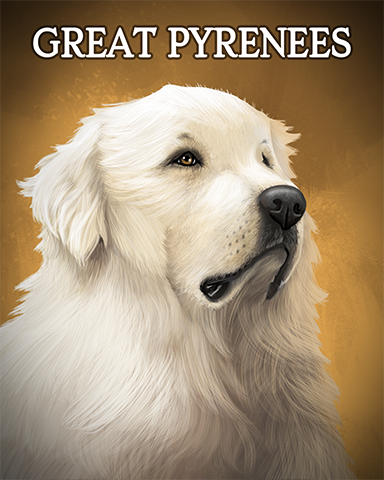 Great Pyrenees Badge - Trizzle Great Pyrenees Badge - Trizzle
