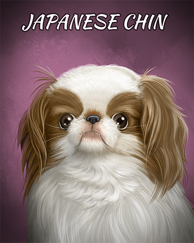 Japanese Chin Badge - Canasta Japanese Chin Badge - Canasta