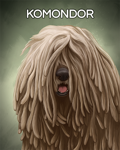 Komondor Badge - Spades Komondor Badge - Spades