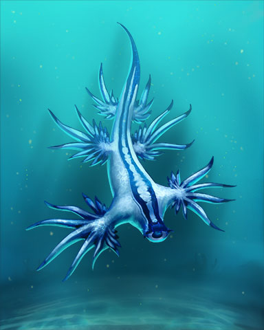Blue Sea Slug Badge - World Class Solitaire HD Blue Sea Slug Badge - World Class Solitaire HD