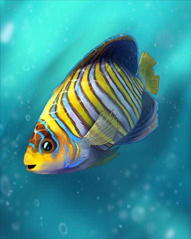 Angelfish Badge - Mahjong Sanctuary Angelfish Badge - Mahjong Sanctuary