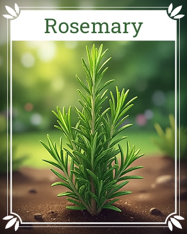Rosemary Healing Herbs Badge - Word Whomp HD Rosemary Healing Herbs Badge - Word Whomp HD