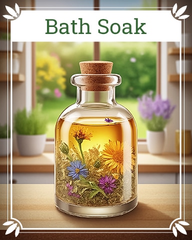 Bath Soak Healing Herbs Badge - Tri-Peaks Solitaire HD Bath Soak Healing Herbs Badge - Tri-Peaks Solitaire HD
