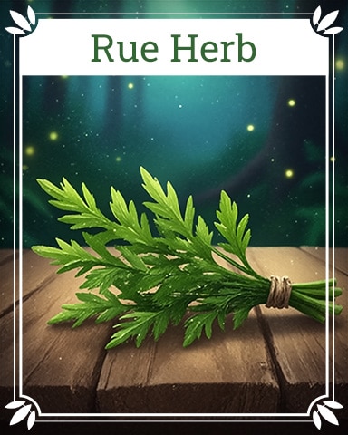 Rue Herb Healing Herbs Badge - Trizzle Rue Herb Healing Herbs Badge - Trizzle