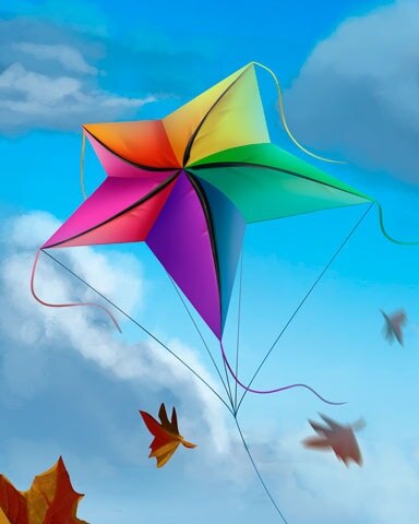 Star Kites Badge - First Class Solitaire HD Star Kites Badge - First Class Solitaire HD
