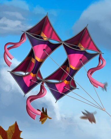 Large Tubes Kites Badge - Mahjong Safari HD Large Tubes Kites Badge - Mahjong Safari HD