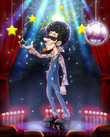 Disco Beat-Nick Costume Badge - Canasta HD Disco Beat-Nick Costume Badge - Canasta HD