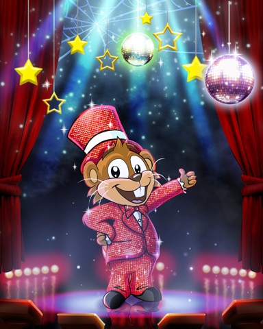 Showman Nestor Costume Badge - Word Whomp HD Showman Nestor Costume Badge - Word Whomp HD