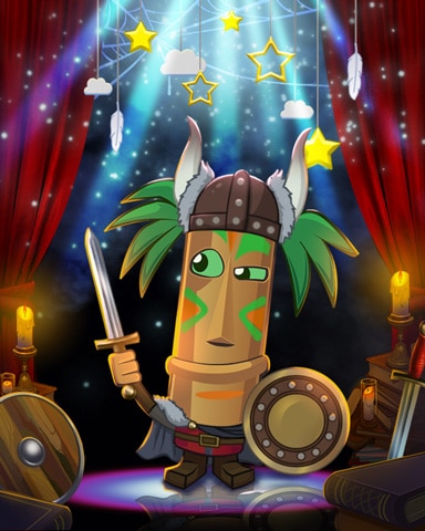 Viking Tiki Costume Badge - Jungle Gin HD Viking Tiki Costume Badge - Jungle Gin HD