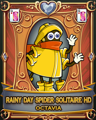 Rainy Day Spider Solitaire HD Badge - Rainy Day Spider Solitaire HD Rainy Day Spider Solitaire HD Badge - Rainy Day Spider Solitaire HD