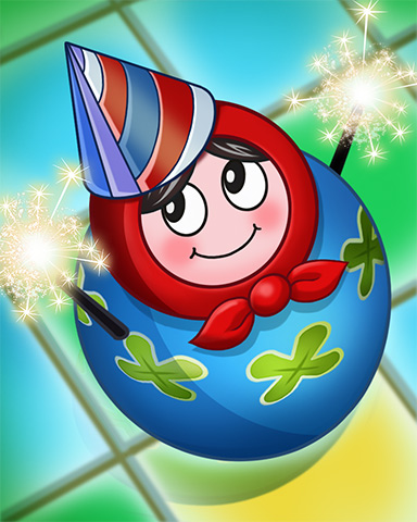 Pogo Trizzle Party Badge Pogo Trizzle Party Badge