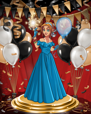 Solitaire Gardens Birthday Badge - Solitaire Gardens Solitaire Gardens Birthday Badge - Solitaire Gardens