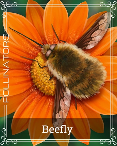 Bee Fly Pollinators Badge - Wheel Of Fortune: Pogo&trade; Edition