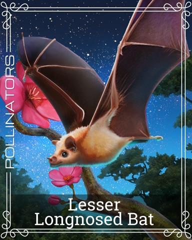 Lesser Long-nosed Bat Pollinators Badge - Tri-Peaks Solitaire HD Lesser Long-nosed Bat Pollinators Badge - Tri-Peaks Solitaire HD