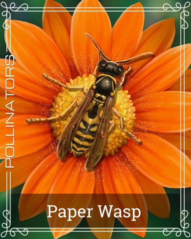 Paper Wasp Pollinators Badge - Pogo™ Addiction Solitaire HD Paper Wasp Pollinators Badge - Pogo™ Addiction Solitaire HD